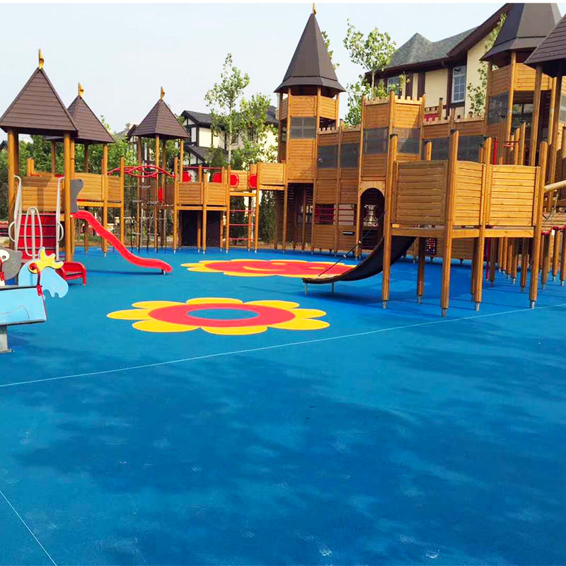 塑膠跑道橡膠顆粒地墊幼兒園epdm材料地面 羽毛球場(chǎng)地塑膠
