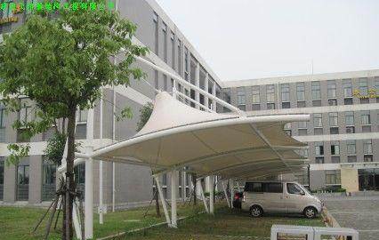 菏澤膜結構車棚廠家-菏澤小區膜結構停車棚-菏澤膜結構體育看臺